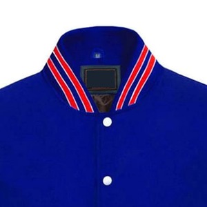High Qualify Custom Logo Baseball Jacket Wool Letterman College Men's <b>Vinyl</b> Embroidery Bomber Varsity Jacket - Product Image 6