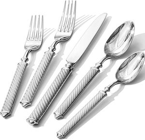 Stainless Steel <b>Flatware</b> Set With Smooth Polished Finish For Family Dining Restaurant Hotel And Events - Product Image 1