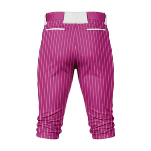 Custom Breathable Sports Uniforms Baseball Softball <b>Pants</b> Relaxed Fit Sublimated Pinstriped 100% Polyester Anti-Bacterial Quick - Product Image 5