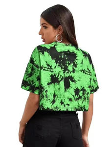 Breathable Custom 100% Cotton Women T-shirts Women Crop Top Shirts Women Long Sleeve Crop Top T Shirts Cheap Price OEM - Product Image 3