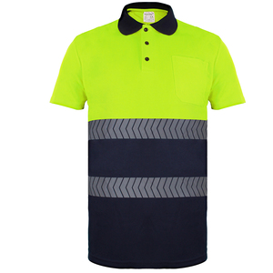 เสื้อยืดแขนสั้นแบบสะท้อนแสง Hi Vis Class 3 สำหรับงานจราจร เหมืองถ่านหิน-เสื้อผ้าเพื่อความปลอดภัย - Product Image 4