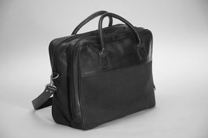 Bolsa de Piel Auténtica de Alta Calidad para Portátil, Impermeable, para Hombre, de Oficina, Negocios, Bandolera, Maletín Profesional - Product Image 3