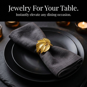 Aluminium Napkin <b>Ring</b> Party Decorative Dining Table Accessory Modern Stylish Design Lightweight Build Long Lasting Performance - Product Image 3