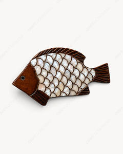 Handmade Mother of Pearl Inlay Wooden Fish Shape Clutch <b>Bag</b> Luxury MOP Minaudiere Evening Purse for <b>Women</b> Wholesale Supplier - Product Image 2