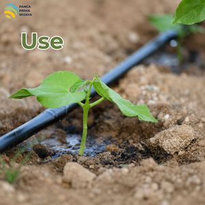 Cinta de Riego por Goteo de PE de Alta Calidad, 4cm x 250m, 200 Micras, Manguera de Riego Agrícola para Ahorro de Agua, Negra - Product Image 4