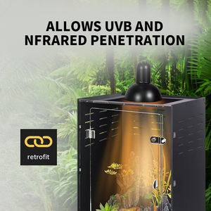 Vente chaude 16 pouces 25 gallons Reptile Basics boîte d'élevage serpent Gecko lézard personnalisable aimant porte arboricole Reptile enceinte - Product Image 5