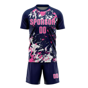 Football Soccer Uniform Short Set Youth Training Sports Wear Soccer Uniforms Five-b Sale Cheap Price Soccer Team Jersey Uniforms - Product Image 2