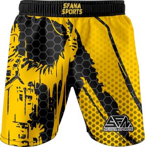 Pantalones Cortos de MMA Personalizados para Hombre con Material que Absorbe la Humedad para Entrenamiento de BJJ y Sesiones de Gimnasio - Product Image 5