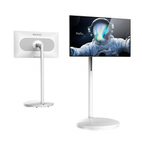Monitor portátil inteligente con pantalla táctil de 27-32 pulgadas, todo en uno, móvil, para uso doméstico en interiores, pantalla de TV para recetas de cocina.