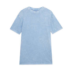 Camiseta de Manga Corta para Mujer, 100% Algodón, Lavado Ácido, de Alta Calidad, con Logotipo Personalizado - Product Image 6