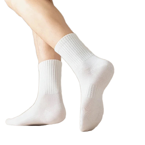 Wholesale Men's <b>Thermal</b> Basketball Sports <b>Socks</b> Breathable Polyester Crew <b>Socks</b> With Letter Pattern High Performance Pack - Product Image 2