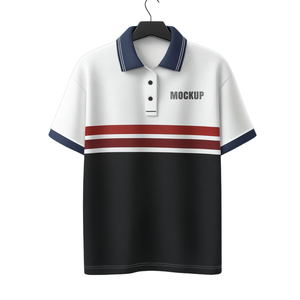 Camiseta Polo de Manga Corta de Algodón Piqué con Ribete en Contraste, Personalizable con Bordado y Serigrafía, Uniforme Corporativo, Venta al Por Mayor - Product Image 3