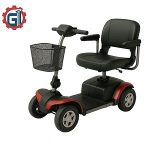 Scooter électrique avec châssis en acier pour le transport médical des personnes âgées - Product Image 1