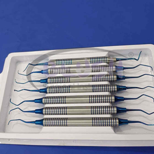 Juego de Curetas Gracey de 7 Piezas de Alta Calidad, Acero Inoxidable, Instrumentos Quirúrgicos Manuales para Cirugía General y Dental, con Certificación CE, por Blush Surgical - Product Image 5