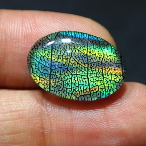 Piedra Preciosa de Ópalo Monarca Doble, Ópalo Verde Fuego, Joyería de Piedra Hecha a Mano, Ópalo Fuego Doble Monarca para la Fabricación de Joyas - Product Image 3
