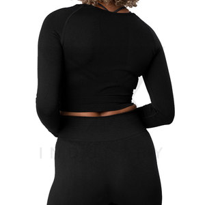 Top Corto para Mujer de Primera Calidad Más Vendido en Oferta Online, Top Corto para Mujer de Color Sólido - Product Image 2