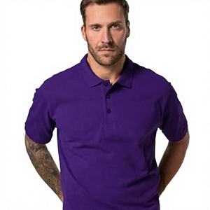 Camisa de Algodón de Rizo Sólido de Secado Rápido y Antiarrugas para Hombre, Estilo Urbano, con Botones, Tallas Grandes, 180g, Personalizable OEM - Product Image 3