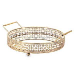 Modern Look Metal <b>Tray</b> Custom Luxury Metal Serving <b>Trays</b> With Mirror <b>Snack</b> <b>Trays</b> for Decoration and Serving With Customization - Product Image 6