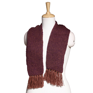 Thermal Knit Unisex <b>Scarf</b> - Cold Weather Neck Warmer - Custom Logo Soft Winter Crochet Muffler Wrap - Product Image 5