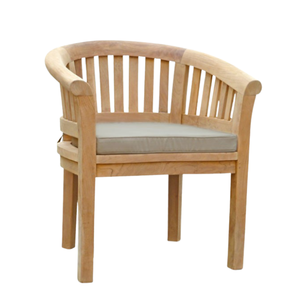 Sillones Curvos de Jardín, Muebles de Jardín de la Mejor Calidad, Sillas de Comedor de Teca Fabricadas en Indonesia - Product Image 1