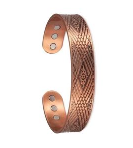Energinox – Nouveaux ensembles de bracelets magnétiques en cuivre pur tressé pour la guérison et la santé - Product Image 1