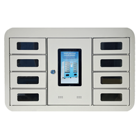 Casillero de Carga para Teléfonos Móviles Personalizado de 8-12 Compartimentos con Cerradura de Código PIN, Gabinete de Almacenamiento para Carga de Celulares