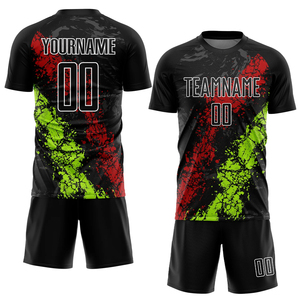 Ensemble de tenue de football pour jeunes, impression par sublimation, style américain, unisexe, OEM, 100% polyester, séchage rapide, fermeture à cordon - Product Image 3