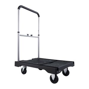 Carrello Pieghevole con Capacità di 150 kg, Piattaforma di Trasporto Pieghevole con Ruote Girevoli, Carrello Manuale per Trasporto - Product Image 1