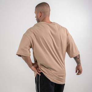 Nouveaux T-shirts décontractés surdimensionnés pour hommes, design personnalisé, coton léger, manches courtes amples, vêtements de sport. - Product Image 4