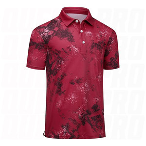 Camisetas de Golf para Hombre, Secado Rápido, Transpirables, de Alto Rendimiento, Polo Reciclado de Manga Corta para Ropa Deportiva Informal y Tenis - Product Image 1