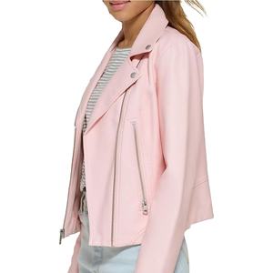 Alta calidad de tamaño personalizado chaquetas de cuero de las mujeres Pakistán Original de piel de oveja bordado de lona de moda de gama alta de las mujeres - Product Image 4