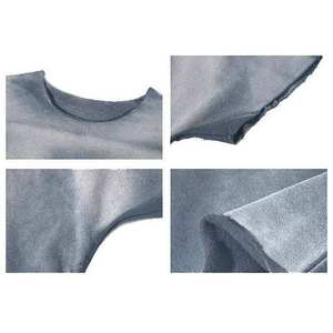 Camiseta de Algodón de Alta Calidad con Lavado Vintage, Personalizable, de Lujo para Hombre, Camiseta con Lavado Ácido para Hombre, Venta al Por Mayor - Product Image 2