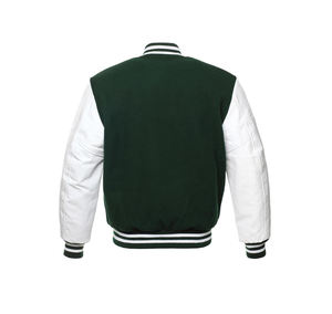 Chaqueta Varsity de Lana Formal con Revestimiento Hip Hop, Transpirable, Unisex, Estilo Béisbol - Product Image 2