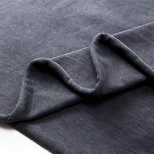 T-shirts pour hommes personnalisés à manches longues, double couche, 100% coton, coupe oversize, respirants, imprimés lettres, en tissu peigné - Product Image 4