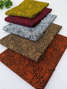 Tela de Algodón Ankara de Camerún Premium con Patrones Personalizados Únicos para Vestidos Africanos Elegantes y Accesorios de Moda - Product Image 4