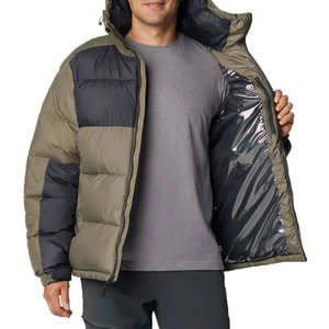 Chaqueta Acolchada Personalizable para Hombre, Estilo Urbano, Cuello Alto, Cierre de Cremallera, con Capucha, para Invierno, Nueva Colección 2026 - Product Image 3