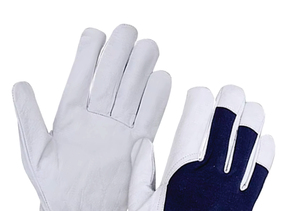 Gants de travail de sécurité en cuir de vachette de qualité supérieure, logo personnalisé imprimé, anti-chaleur, anti-coupure, sans poudre, gants d'extérieur - Product Image 3