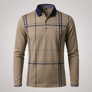 Camisas Polo Casuales de Manga Larga para Hombre, Bordadas, de Alta Calidad, Venta al Por Mayor 2026 - Product Image 5