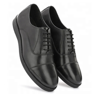 Chaussures Oxford Classiques Noires Souples - Cuir Indien Premium, Mode Élégante pour Hommes et Femmes, Fabrication et Fourniture de Kanpur