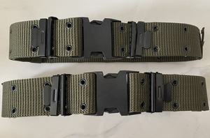 สายรัดเว็บสีเขียวคุณภาพสูง สายรัด PP สำหรับงานหนัก พร้อมรูร้อยเชือกและหัวเข็มขัดปลดเร็ว ขนาดกลาง - Product Image 3