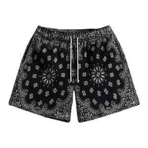 Shorts d'été pour hommes 2024, tendance décontractée haut de gamme, motif floral, service OEM, écologiques, séchage rapide, sublimation personnalisée - Product Image 1
