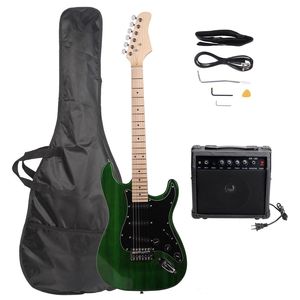 Guitare électro-acoustique ST élégante de haute qualité de 39 pouces avec pickguard noir, dos et côtés en palissandre vert, manche en aulne - Prix - Product Image 2