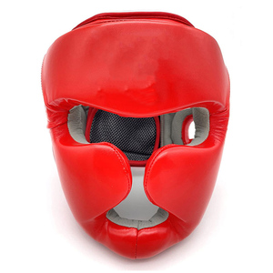 Nuevo Casco de Boxeo de Cuero con Colores Personalizados, Cierre a Presión, 16-20 Ventilaciones, Transpirable, Antideslizante, para Entrenamiento - Product Image 1