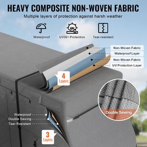 Funda Impermeable y Resistente al Viento para Autocaravana de 40-43 pies, Tela No Tejida, Resistente a Desgarros, para Autocaravanas de 40 y 43 pies, Accesorios Exteriores para RV - Product Image 3