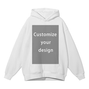 Customizable <b>Men's</b> Hooded Sweatshirt 100% Cotton Knitted Regular Fit Casual Autumn Wear Front Pocket Design Heat-Transfer Lined - Product Image 2