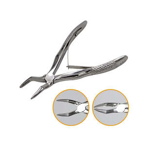 Pinzas de Extracción Dental de Metal Plateado con Empuñadura Moleteada, 12 Posiciones de Mandíbula, Clase II, Instrumento Quirúrgico Manual con Certificación CE - Product Image 6