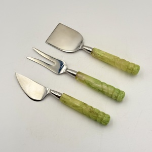 Juego de Quesos de Primera Calidad con Mango de Resina, Regalo Elegante para Navidad o Bodas, Utensilios para Queso, Vajilla, Herramientas para Cortar Queso - Product Image 3