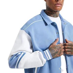 Blouson universitaire unisexe 2026 à manches longues, coupe-vent imperméable, avec broderie personnalisée sur le devant, boutons, idéal pour l'hiver – Vente en gros - Product Image 6