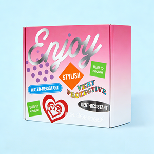 Cajas de Envío Navideñas Personalizadas de Alta Calidad, Laminación Mate, Cartón Corrugado, Diseño Autoensamblable para Empaque de Ropa - Product Image 5