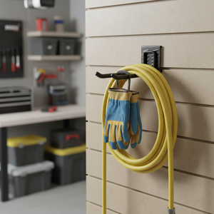 Heavy Duty Steel Double Wall Mount Garage Hook Rail Storage System Multi Hook Tool Organizer For Workshop And Garage GAPGAR003 - Product Image 4